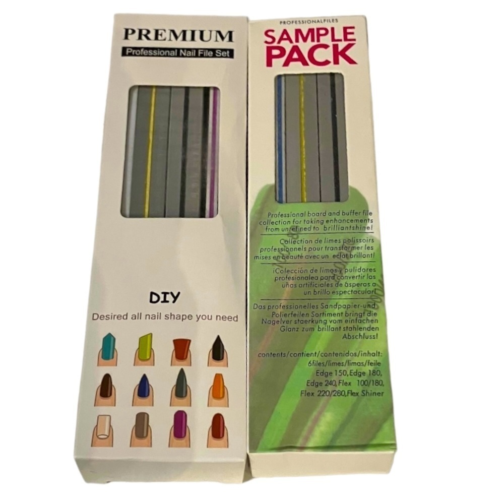Two Unopened Sample Sets Professional Nail Boards Buffers